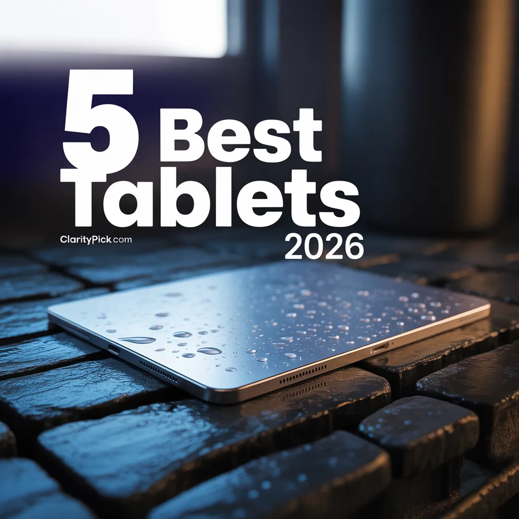 5 best tablets 2026 tested and ranked for work entertainment and value iPad Pro M4 Samsung Galaxy Tab S10 Plus iPad Air M2 ClarityPick