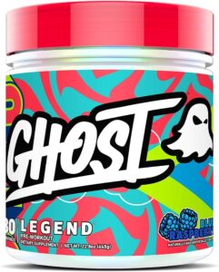 Ghost Legend V4 best flavour pre-workout 2026 300mg natural caffeine Sour Patch Kids Swedish Fish licensed candy flavours vegan transparent