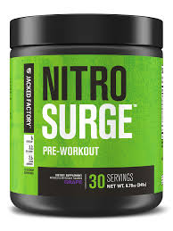 Jacked Factory Nitrosurge best budget pre-workout 2026 scalable dosing 180mg 360mg caffeine transparent label 13 flavours value