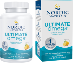 Nordic Naturals Ultimate Omega best overall omega-3 fish oil supplement 2026 1280mg EPA DHA rTG form wild caught heart brain health