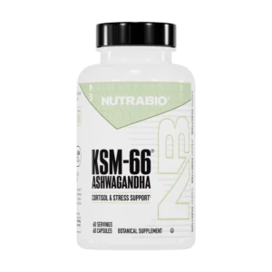 NutraBio KSM-66 Ashwagandha best stress cortisol sleep supplement 2026 600mg adaptogen third party tested