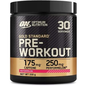 Optimum Nutrition Gold Standard best beginner pre-workout 2026 175mg caffeine 3g creatine included trusted brand sports nutrition