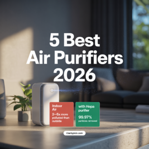 5 best air purifiers 2026 tested and ranked for allergies pet dander and large rooms HEPA CADR guide ClarityPick