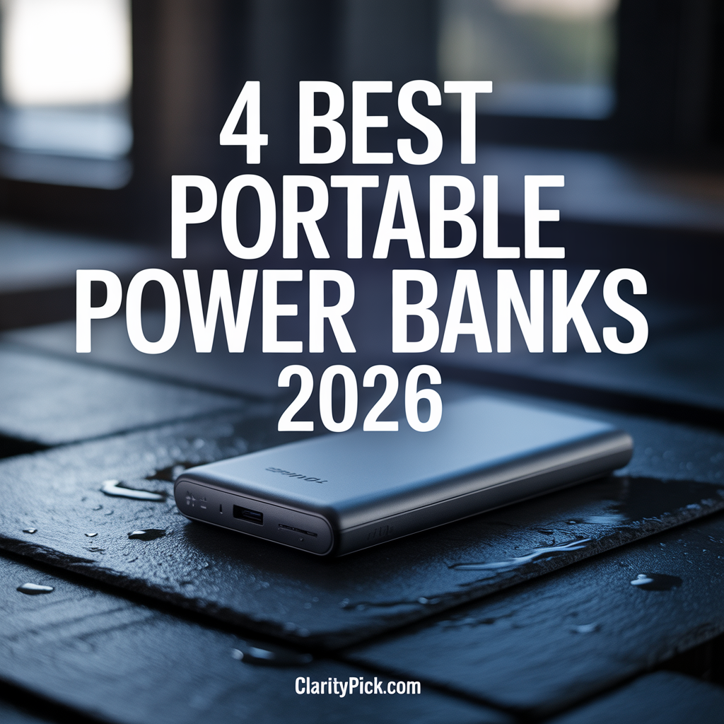 4 best portable power banks 2026 tested and ranked for capacity speed and travel Anker 737 Baseus Blade Anker 622 MagSafe iWALK LinkPod ClarityPick
