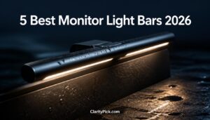 5 best monitor light bars 2026 including BenQ ScreenBar Halo 2 and Quntis PRO+ for eye strain and home office