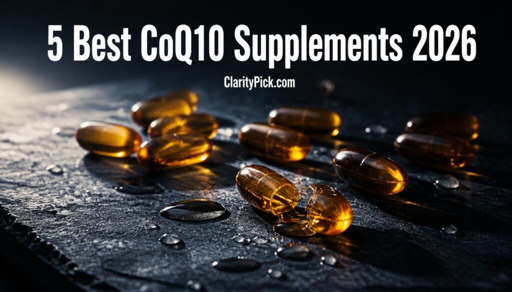 5 best coq10 supplements 2026 tested ranked heart health energy anti-aging ClarityPick