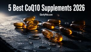 5 best coq10 supplements 2026 tested ranked heart health energy anti-aging ClarityPick