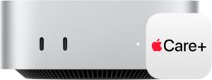 Apple Mac Mini M4 2024 best overall mini PC 2026 10-core CPU 16GB unified memory Thunderbolt 4 whisper-quiet 5x5 inch footprint $599