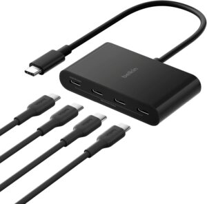 Belkin Connect Pro USB-C Hub best laptop stand hub 2026 11-in-1 triple monitor 100W 2.5GbE