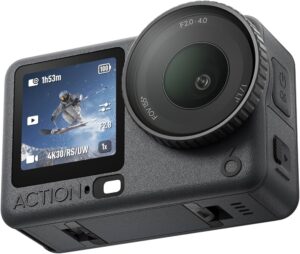 DJI Osmo Action 6 Essential best overall action camera 2026 8K variable aperture f2.0 f4.0 4 hour battery 20m waterproof RockSteady 3.0