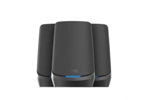 Netgear Orbi 960 RBKE963 best Wi-Fi router large home 2026 quad-band 10Gbps WAN 9000sqft 3-pack dedicated backhaul AXE11000