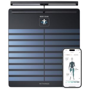 Withings Body Scan best overall smart scale 2026 segmental body composition ECG vascular age nerve health Wi-Fi 8 users retractable handle