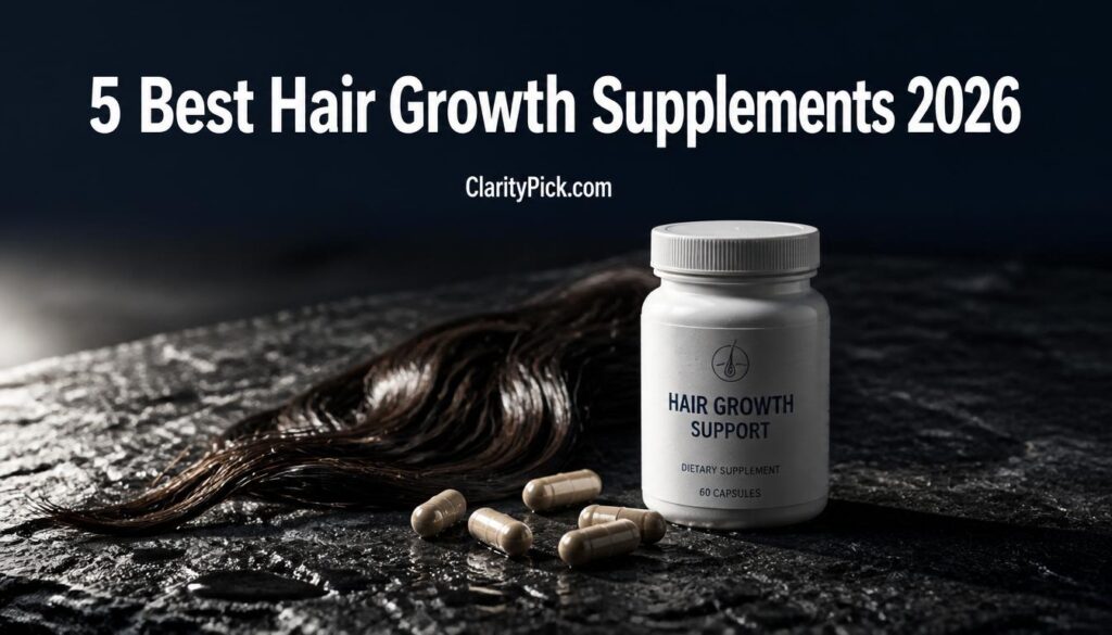 5 best hair growth supplements 2026 tested and ranked by ClarityPick