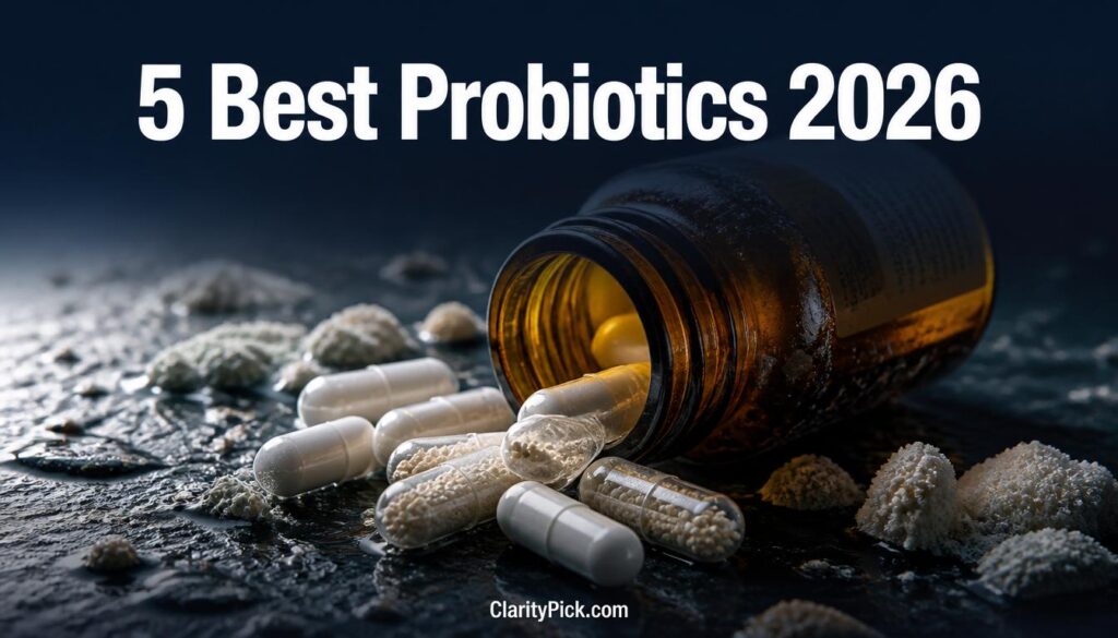 5 best probiotics 2026 tested and ranked by ClarityPick