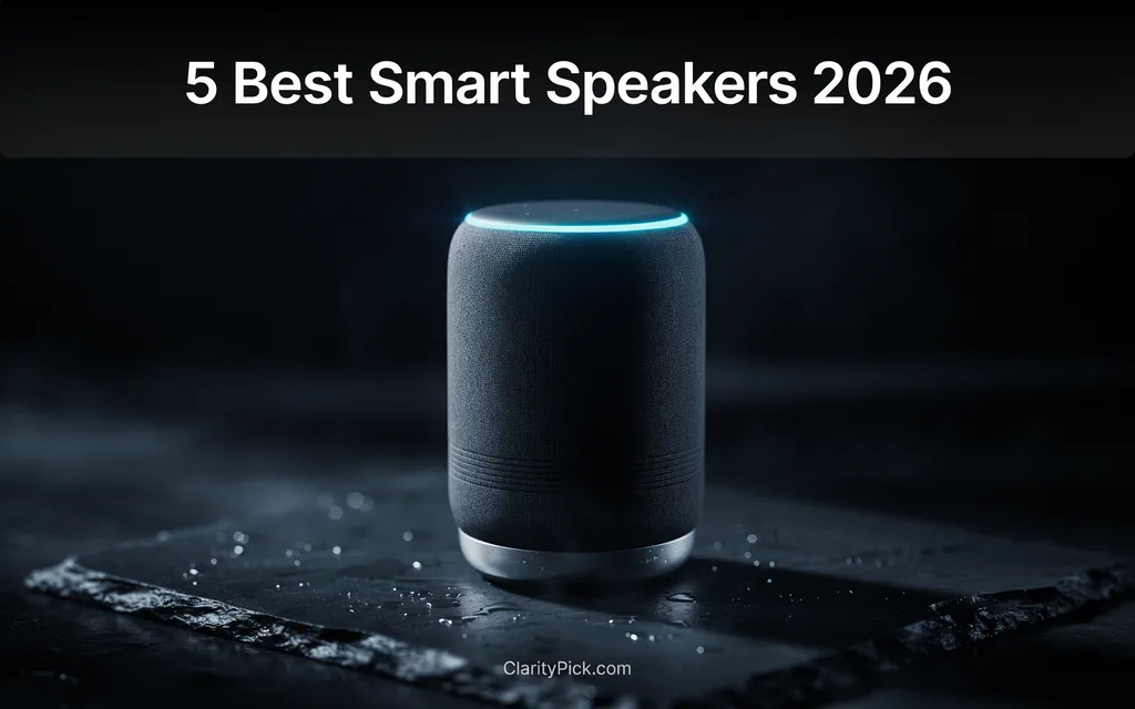 5 best smart speakers 2026 including Sonos Era 100 Amazon Echo and Apple HomePod mini