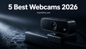 5 best webcams 2026 including Logitech Brio 4K and Elgato Facecam Pro for streaming and video calls