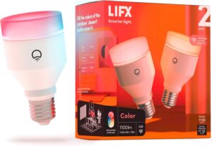 LIFX A19 smart LED bulb 1100 lumens Wi-Fi