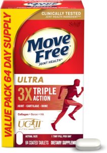 Move Free Ultra Triple Action joint supplement bottle 2026