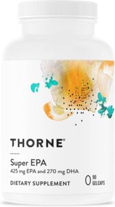 Thorne Super EPA omega-3 capsules for joint inflammation