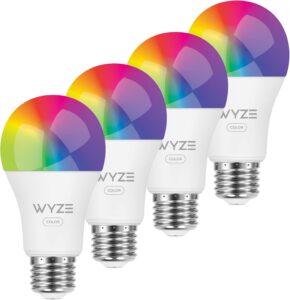 Wyze Bulb Color 90 CRI budget smart bulb