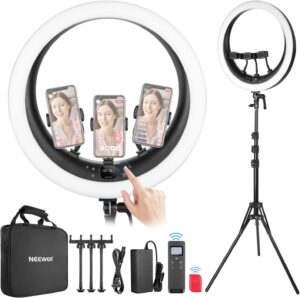Neewer RP19H 19 inch ring light streaming 2026