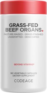 Codeage Grass-Fed Beef Organs supplement — best 5-organ value 2026