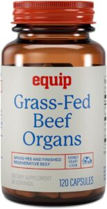 Equip Beef Organs supplement — best regenerative organic certified 2026