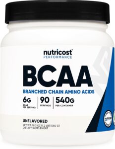 Nutricost BCAA Powder 2:1:1 supplement 2026