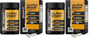 Onnit Alpha Brain capsules — best beginner nootropic supplement 2026