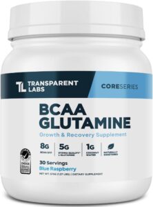 Transparent Labs BCAA Glutamine powder 2026