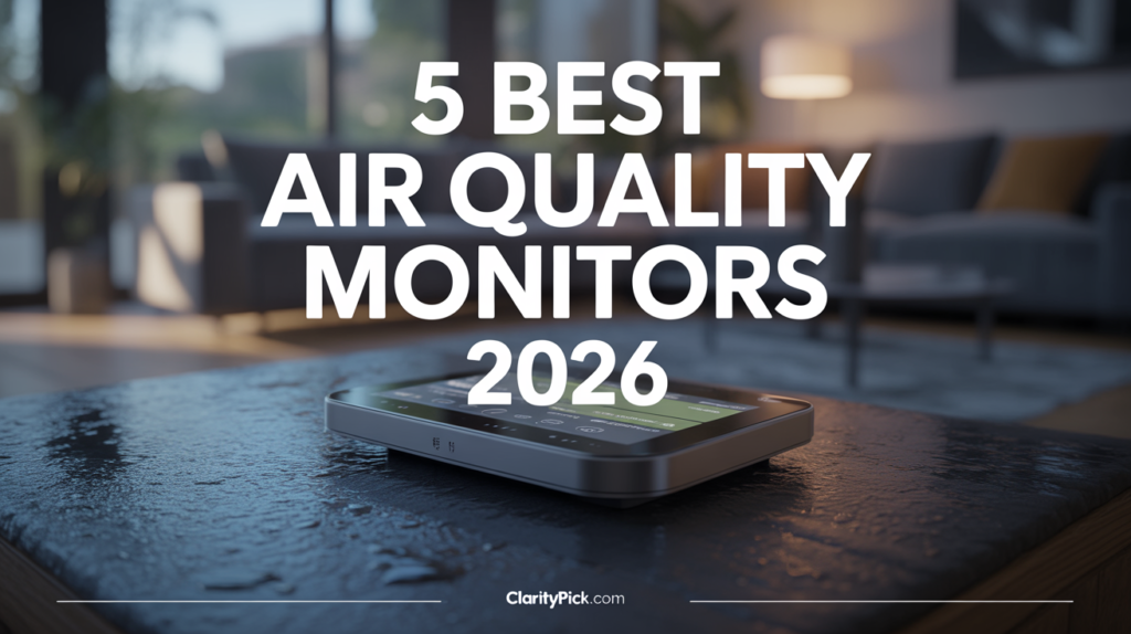 Best air quality monitors 2026 — ranked by ClarityPick Experts
