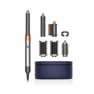 Dyson Airwrap Multi-Styler Complete Long hair tool on white studio background with attachments displayed