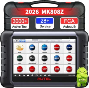 Autel MaxiCOM MK808Z OBD2 scanner with 7-inch touchscreen